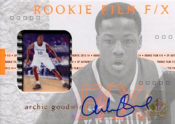 2013-14 SP Authentic - 2001-02 SP Rookie FX Film Autographs #93 Archie Goodwin Front