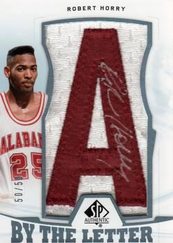 2013-14 SP Authentic - By the Letter Signatures #BL-RH Robert Horry Front