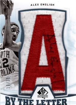 2013-14 SP Authentic - By the Letter Signatures #BL-AE Alex English Front