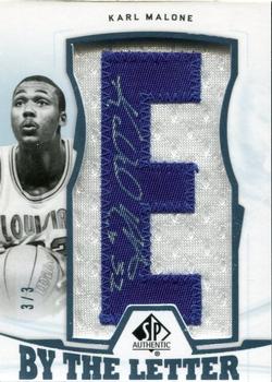2013-14 SP Authentic - By the Letter Signatures #BL-KM Karl Malone Front