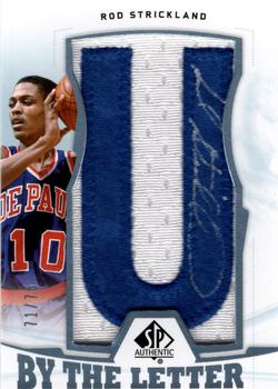 2013-14 SP Authentic - By the Letter Signatures #BL-RS Rod Strickland Front