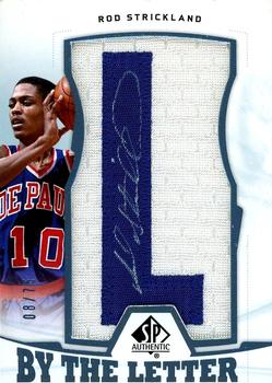 2013-14 SP Authentic - By the Letter Signatures #BL-RS Rod Strickland Front