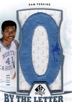 2013-14 SP Authentic - By the Letter Signatures #BL-SP Sam Perkins Front