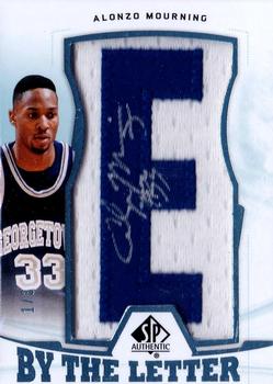 2013-14 SP Authentic - By the Letter Signatures #BL-AM Alonzo Mourning Front