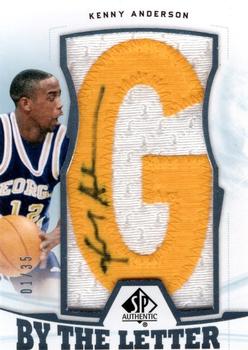 2013-14 SP Authentic - By the Letter Signatures #BL-KA Kenny Anderson Front