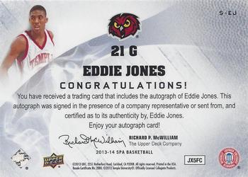 2013-14 SP Authentic - Sign of the Times #S-EJ Eddie Jones Back