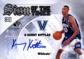 2013-14 SP Authentic - Sign of the Times #S-KK Kerry Kittles Front