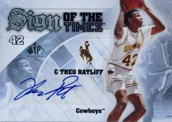 2013-14 SP Authentic - Sign of the Times #S-TR Theo Ratliff Front
