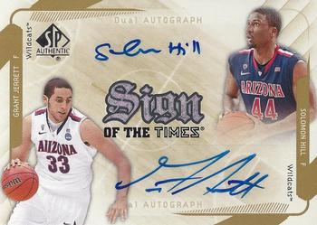 2013-14 SP Authentic - Sign of the Times Dual #S2-GS Solomon Hill / Grant Jerrett Front