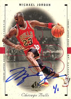 2013-14 SP Authentic - Buyback Signatures #4 Michael Jordan Front