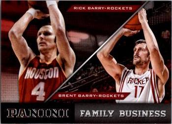 2013-14 Panini - Family Business #1 Rick Barry / Brent Barry Front