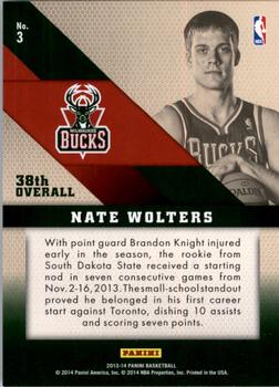 2013-14 Panini - Rookie Top 10 #3 Nate Wolters Back
