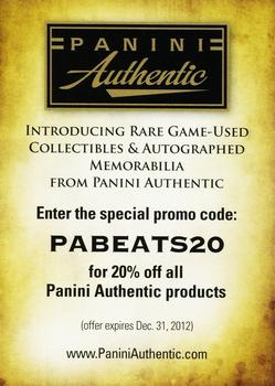 2012-13 Hoops - Panini Ad Cards #NNO 20% Discount Card Front