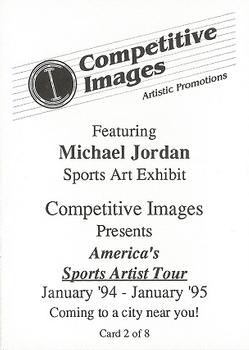 1994-95 Competitive Images Artistic Promotions #2 Michael Jordan Back