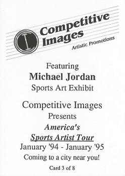 1994-95 Competitive Images Artistic Promotions #3 Michael Jordan Back