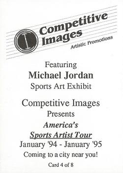 1994-95 Competitive Images Artistic Promotions #4 Michael Jordan Back
