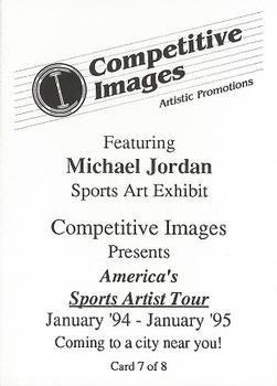 1994-95 Competitive Images Artistic Promotions #7 Michael Jordan Back