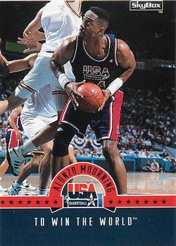 1994 SkyBox USA - On the Court Exchange #OTC11 Alonzo Mourning Front