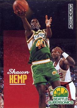 1992-93 SkyBox Nestle #NNO Shawn Kemp Front