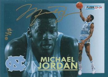 2013-14 Fleer Retro - '92-93 Fleer Final Four Stars Autographs #24 Michael Jordan Front