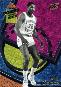 2013-14 Fleer Retro - '93-94 Ultra Power in the Key #10 Karl Malone Front