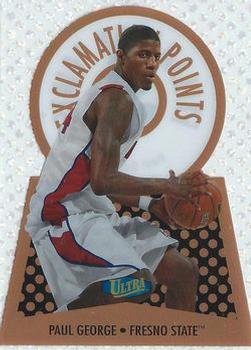 2013-14 Fleer Retro - '98 Ultra Exclamation Points #10 EP Paul George Front