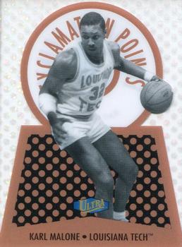 2013-14 Fleer Retro - '98 Ultra Exclamation Points #15 EP Karl Malone Front