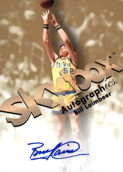 2013-14 Fleer Retro - '98-99 SkyBox Autographics #98AU-BL Bill Laimbeer Front