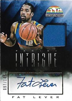 2013-14 Panini Intrigue - Autograph Jerseys #16 Fat Lever Front