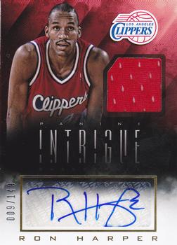 2013-14 Panini Intrigue - Autograph Jerseys #27 Ron Harper Front