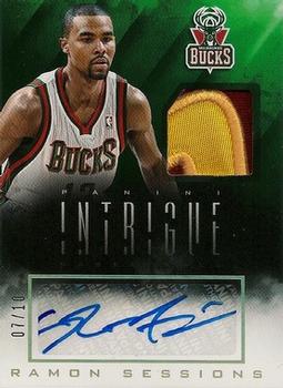 2013-14 Panini Intrigue - Autograph Jerseys Prime #18 Ramon Sessions Front