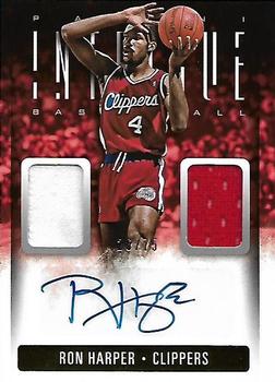 2013-14 Panini Intrigue - Dual Jersey Autographs #31 Ron Harper Front