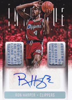 2013-14 Panini Intrigue - Dual Jersey Autographs Prime Laundry Tags #31 Ron Harper Front