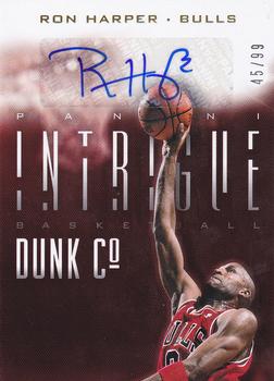 2013-14 Panini Intrigue - Dunk Company Autographs #26 Ron Harper Front