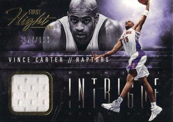 2013-14 Panini Intrigue - First Flight Unis #3 Vince Carter Front