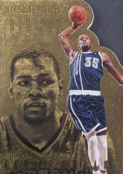 2013-14 Panini Intrigue - Intriguing Players Die Cuts Gold #18 Kevin Durant Front