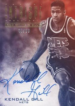 2013-14 Panini Intrigue - Red White and Blue Autographs #12 Kendall Gill Front