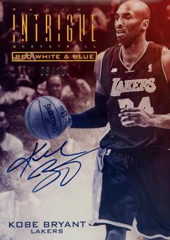 2013-14 Panini Intrigue - Red White and Blue Autographs Gold #17 Kobe Bryant Front