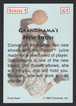 1993 Front Row Converse #G1 Grandmama's New Shoes Back