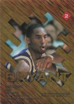 1997 Collector's Edge - Game Ball #2 Kobe Bryant Back