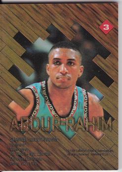 1997 Collector's Edge - Game Ball #3 Shareef Abdur-Rahim Back