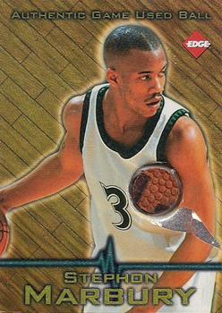 1997 Collector's Edge - Game Ball #4 Stephon Marbury Front