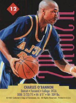 1997 Collector's Edge - Swoosh #12 Charles O'Bannon Back