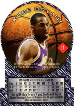 1997 Collector's Edge Impulse #14 Kobe Bryant Back