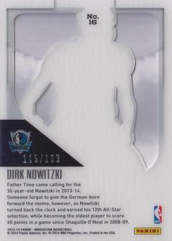 2013-14 Panini Innovation #16 Dirk Nowitzki Back