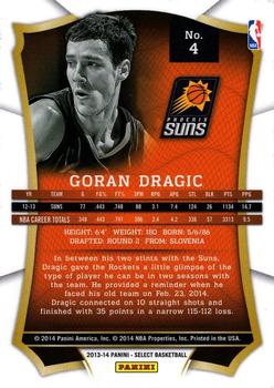 2013-14 Panini Select #4 Goran Dragic Back