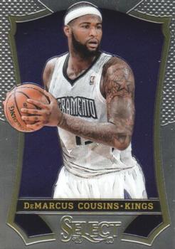 2013-14 Panini Select #8 DeMarcus Cousins Front