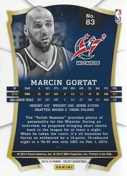 2013-14 Panini Select #83 Marcin Gortat Back