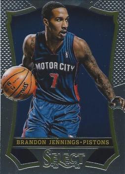 2013-14 Panini Select #101 Brandon Jennings Front