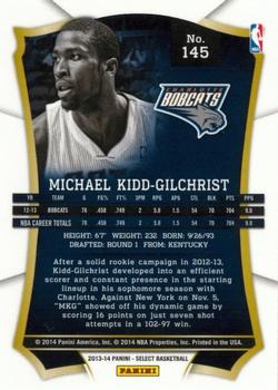2013-14 Panini Select #145 Michael Kidd-Gilchrist Back